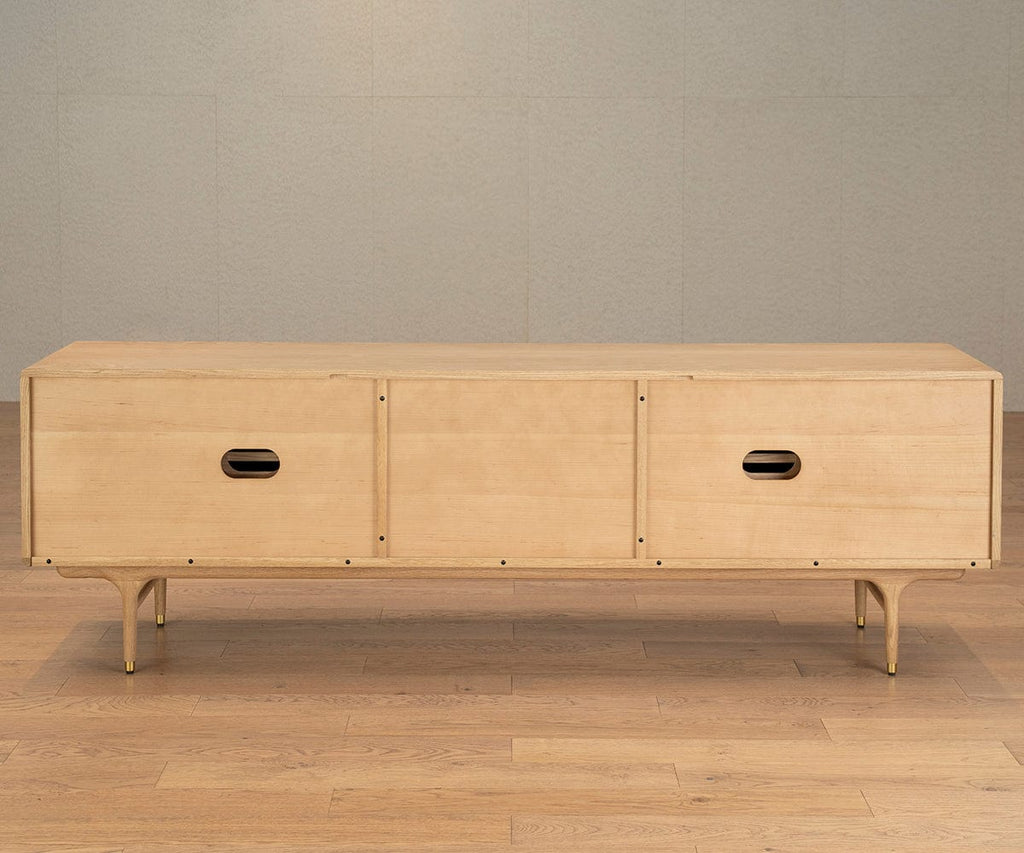 Hendrick 79 Media Stand II  - White Oak