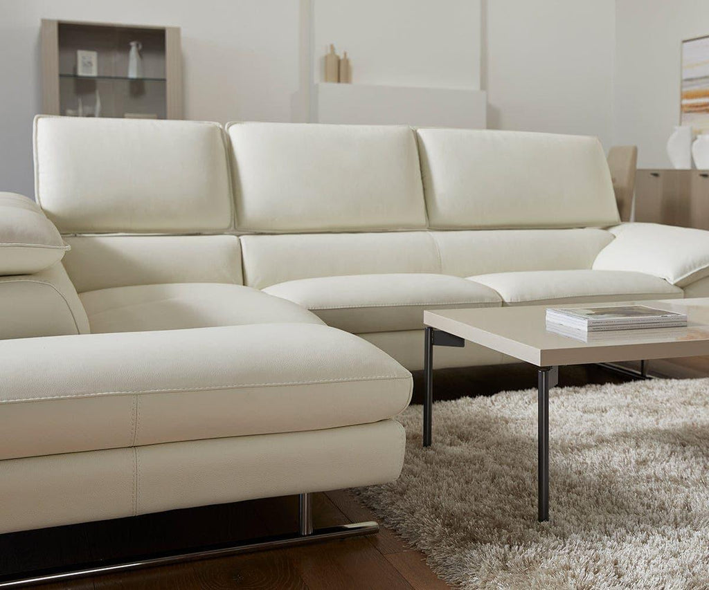 Mauro Leather Left Sectional