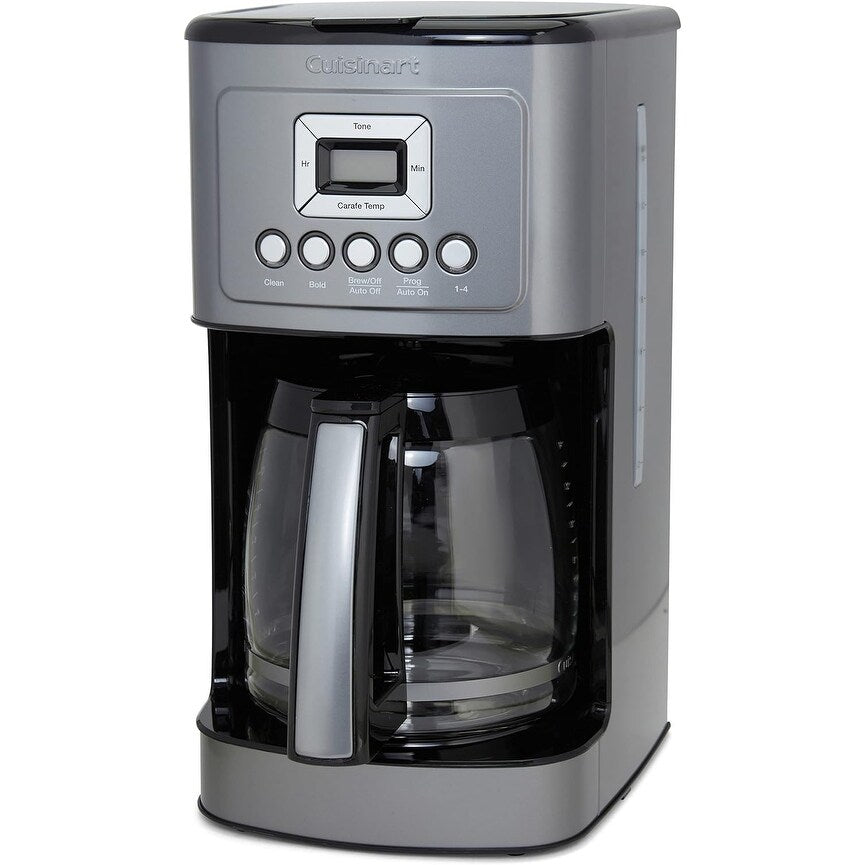 14-Cup Automatic Coffee Maker, Glass Carafe, Brew Strength Control, Gunmetal Stainless