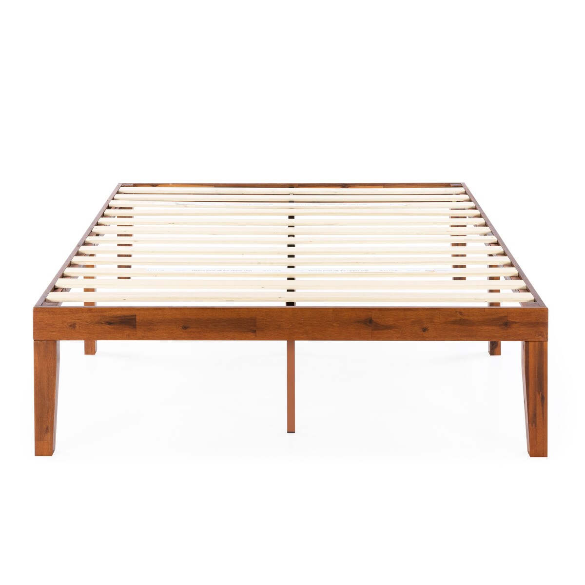 16 Inch Classic Solid Wood Platform Bed Frame in Multiple Finishes