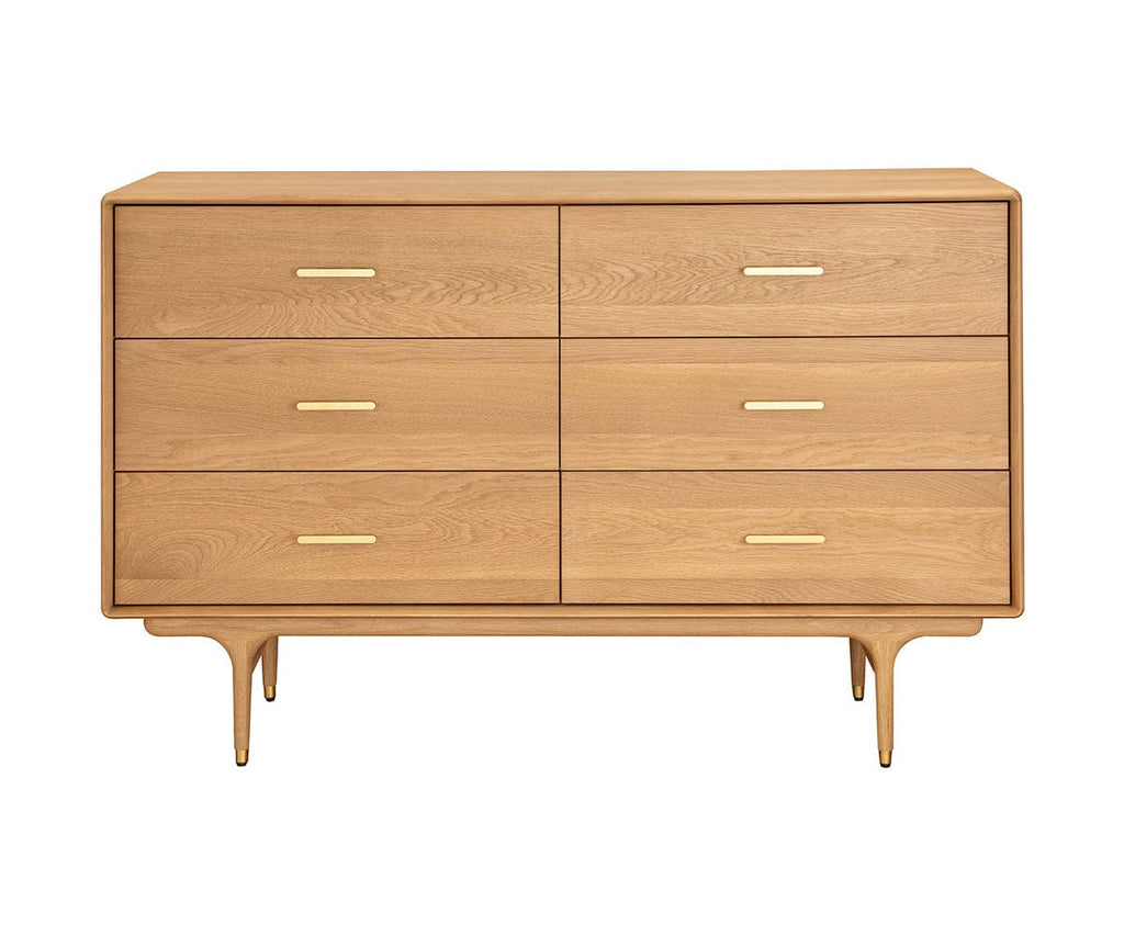 Hendrick Double Dresser II - White Oak