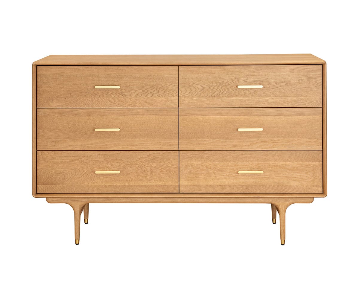 Hendrick Double Dresser II - White Oak
