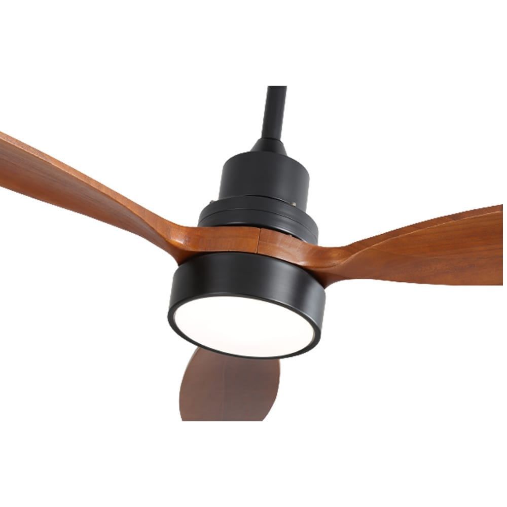 48 and 52 Integrated LED Ceiling Fan with Light and Remote, Reversible DC Motor