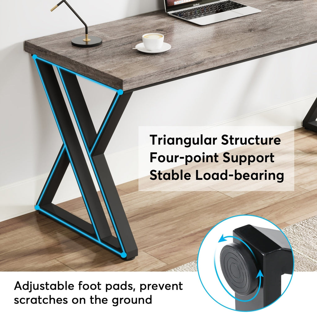 55 Heavy Duty Computer Desk, Office Desk