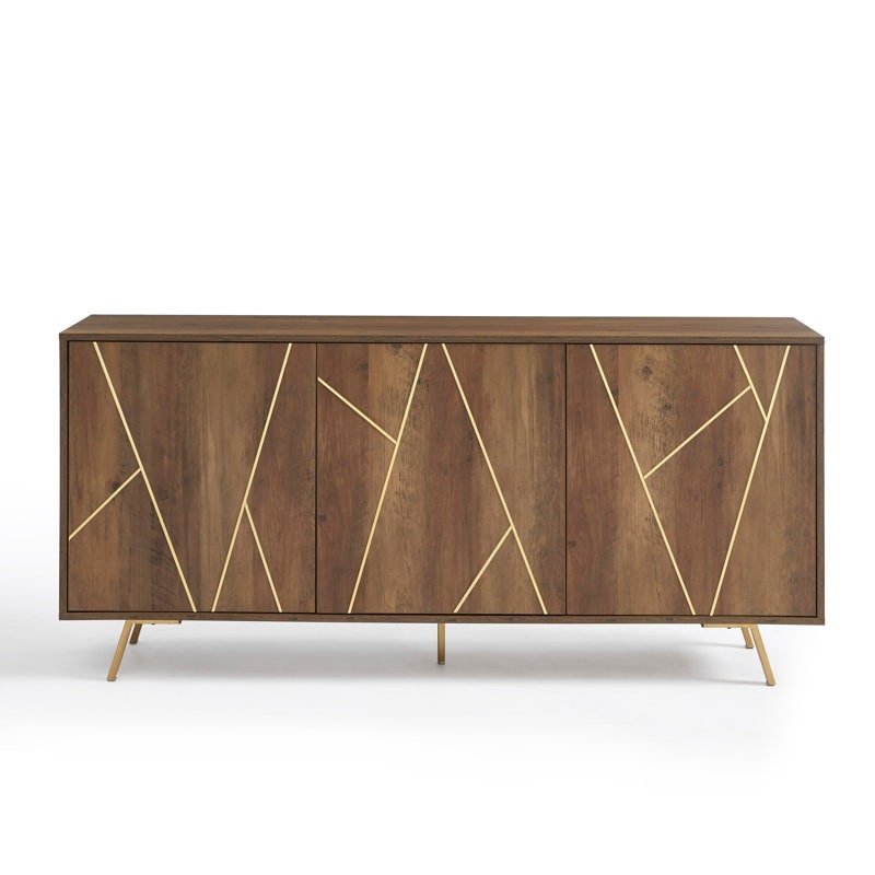 63'' W Wood Buffets and Sideboards Storage Cabinet