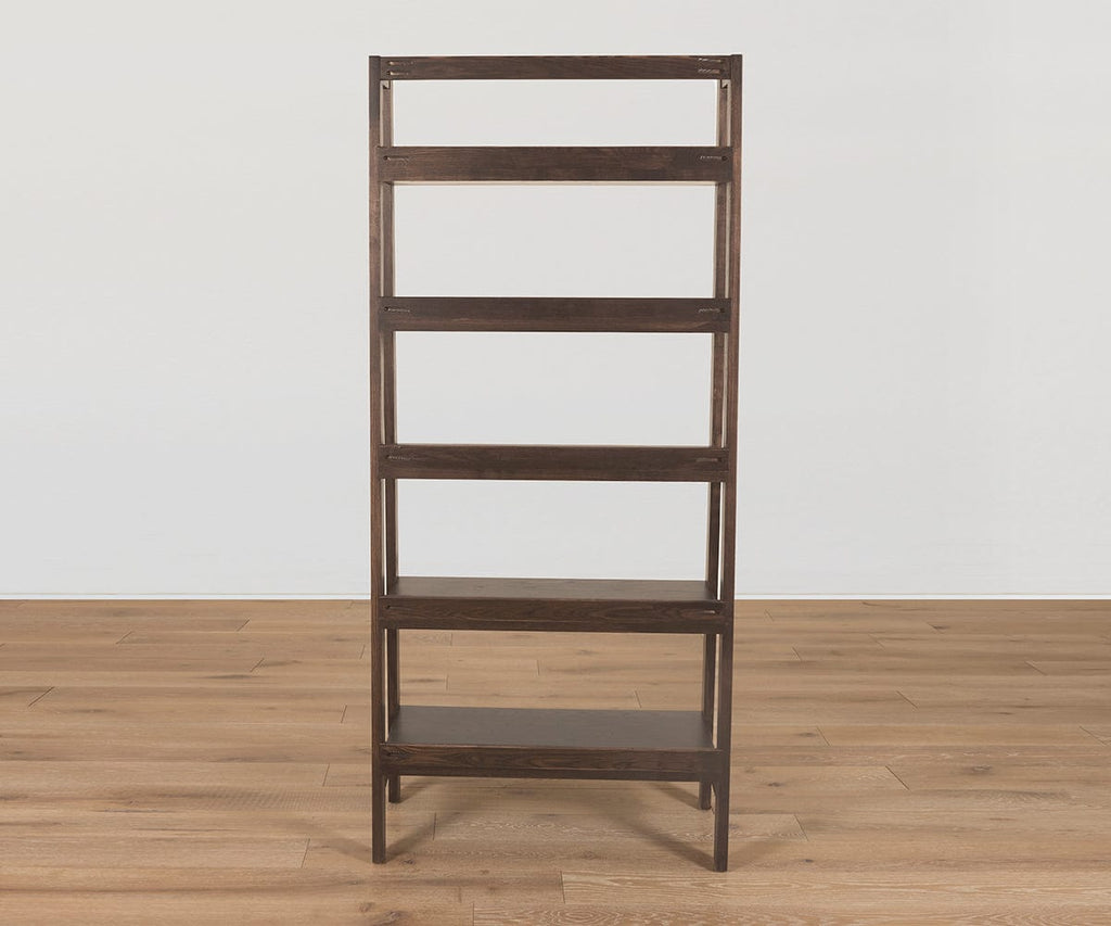 Wood Castle Myles Wide Bookcase