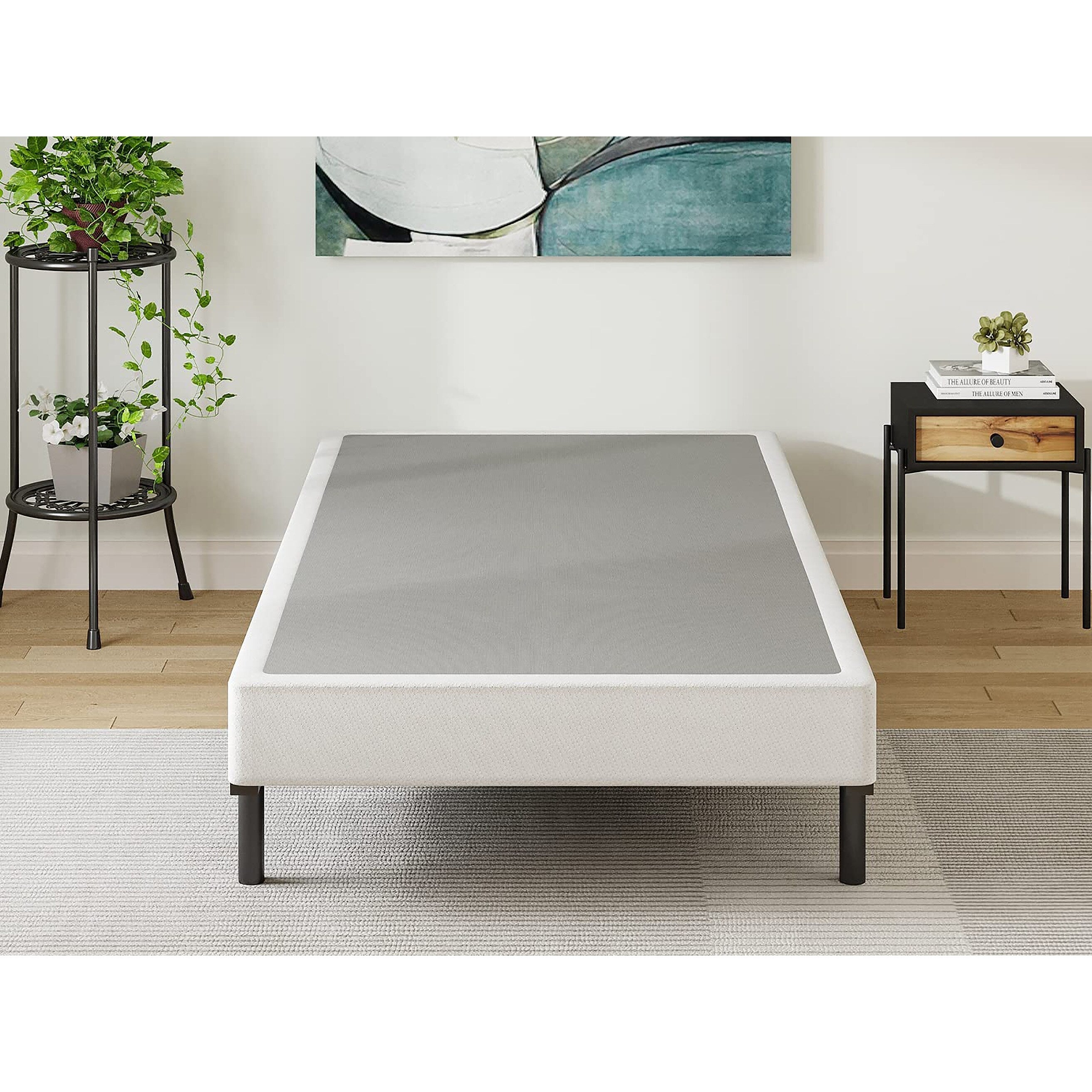 FSCHOS 7 Inch Metal Box Spring, Basics Mattress Foundation, No Legs