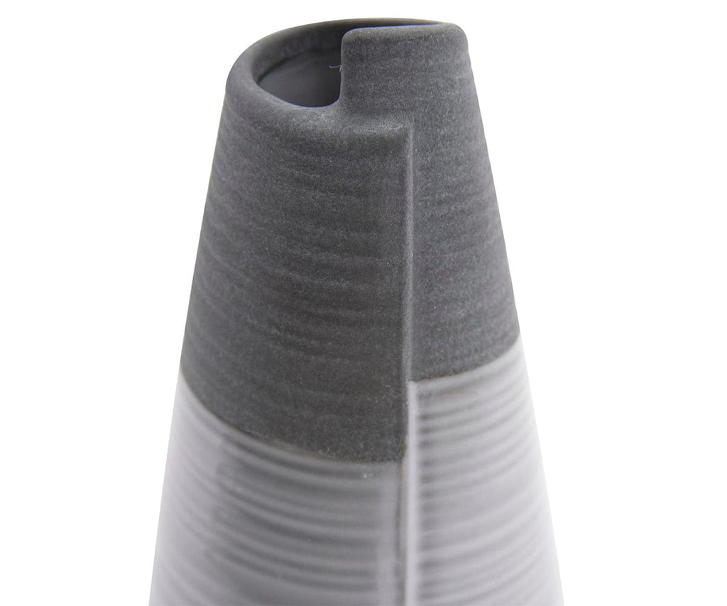 Rolled Two Tone Vase