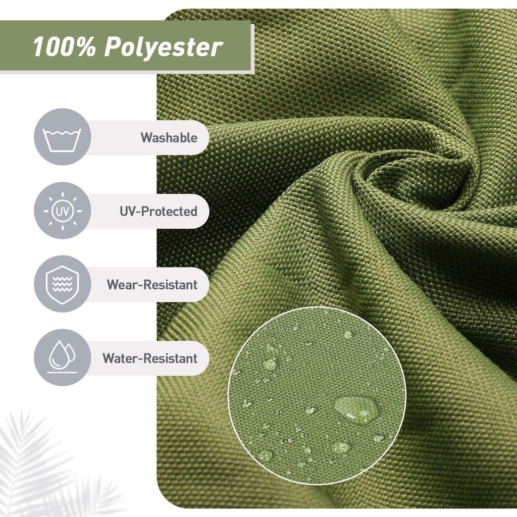 Aoodor Patio High Back Chair Cushions Set of 4, 46x21x4 Inches(Only Cushions)