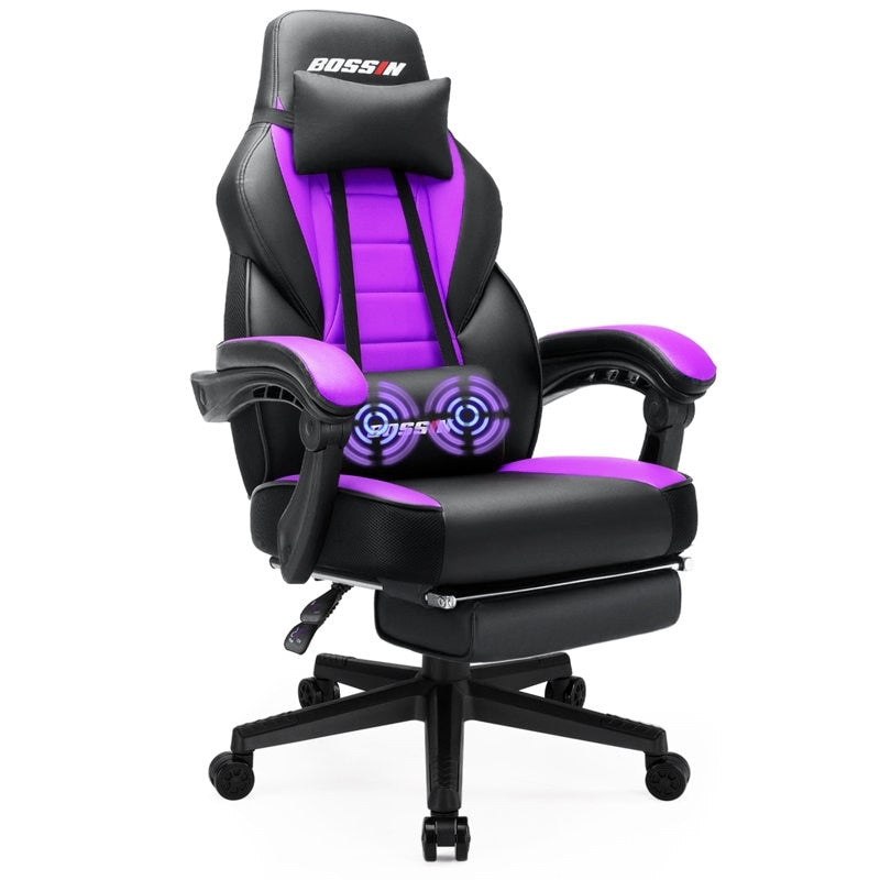 BOSSIN Racing Style Gaming Chair,300 lbs Big and Tall gamer chair High Back Computer Chair