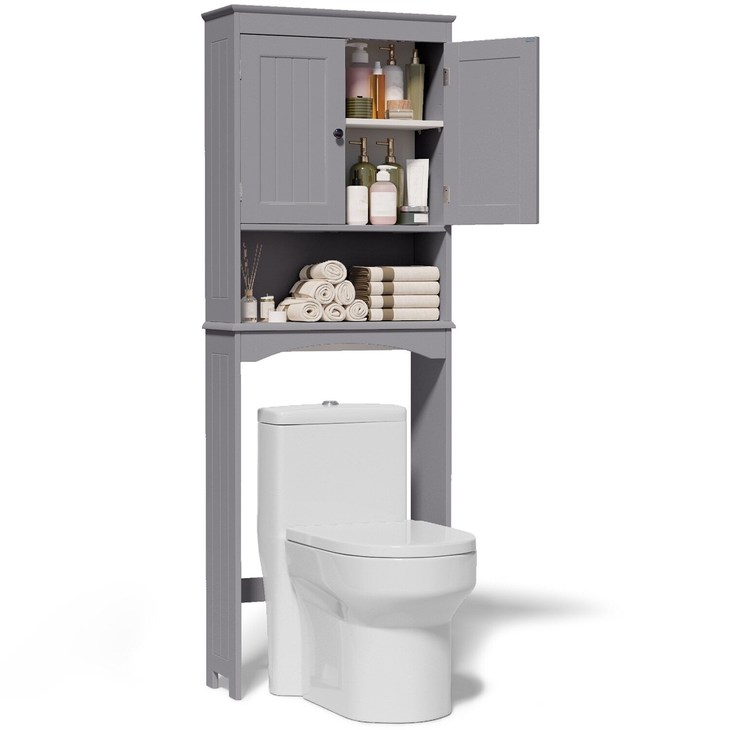 Bathroom Storage Cabinet, Toilet Storage Cabinet, Bathroom Shelf Over The Toilet, Space Saver Toilet