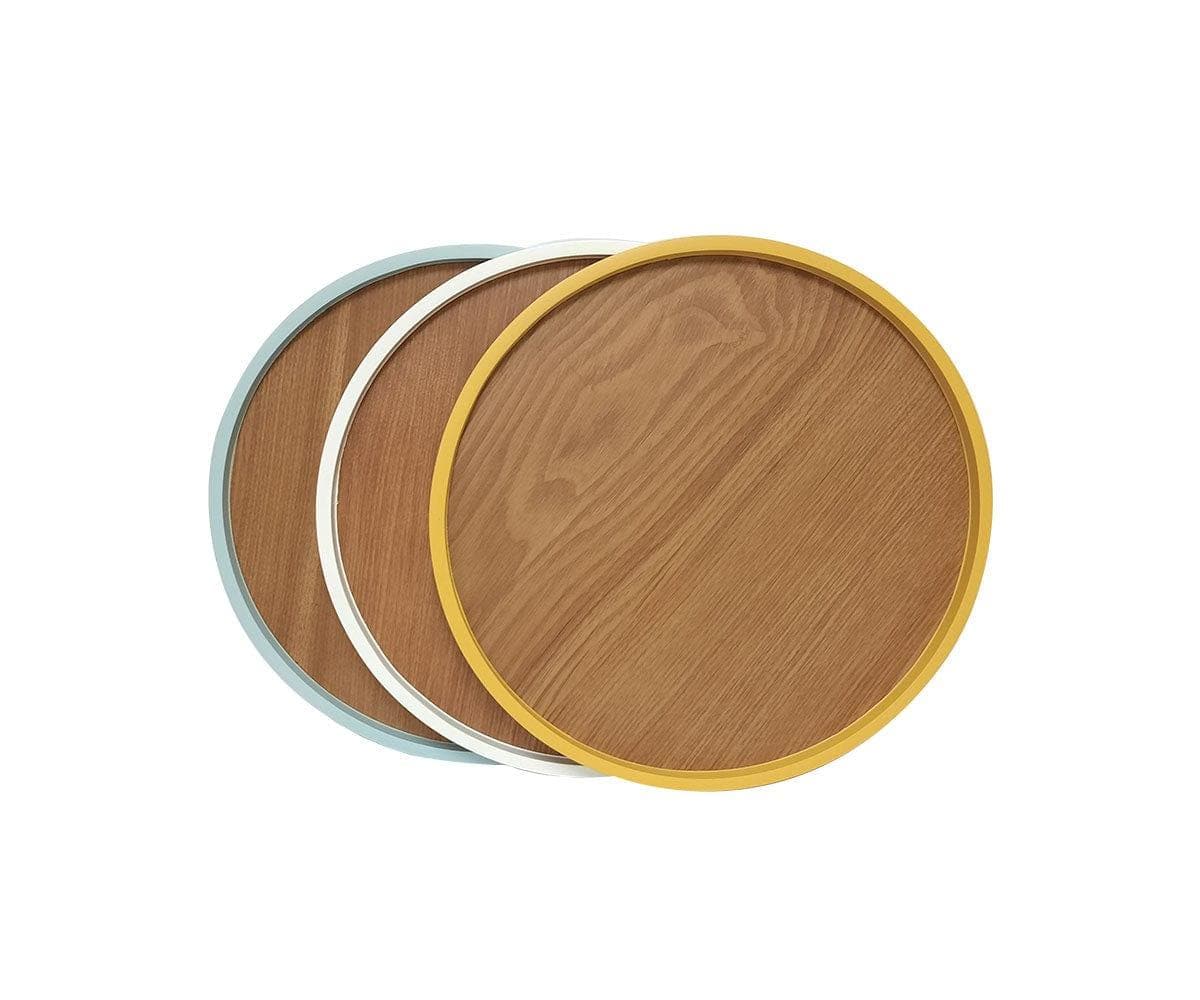Round Lacquer Trim Tray