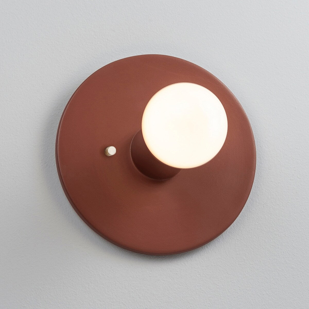 Ceramic Discus Wall Sconce