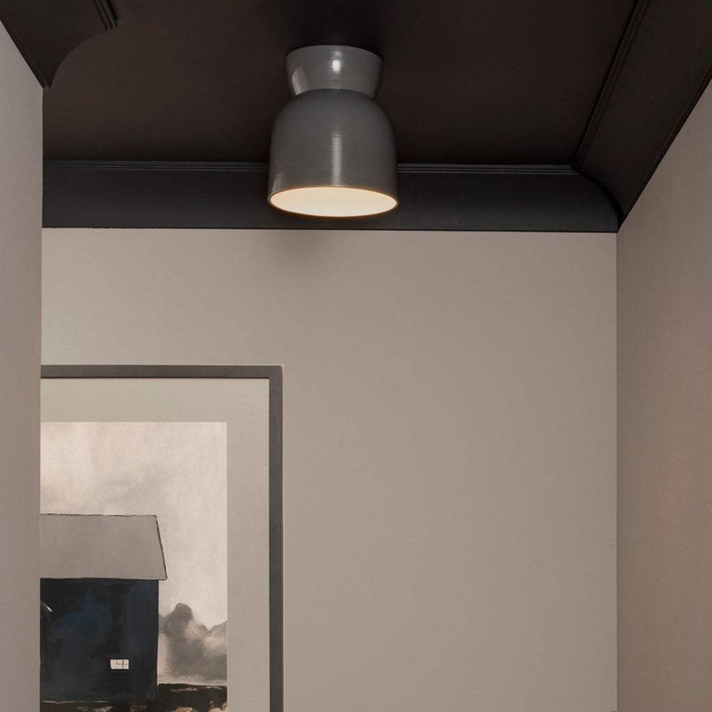 Ceramic Hourglass Flush-Mount