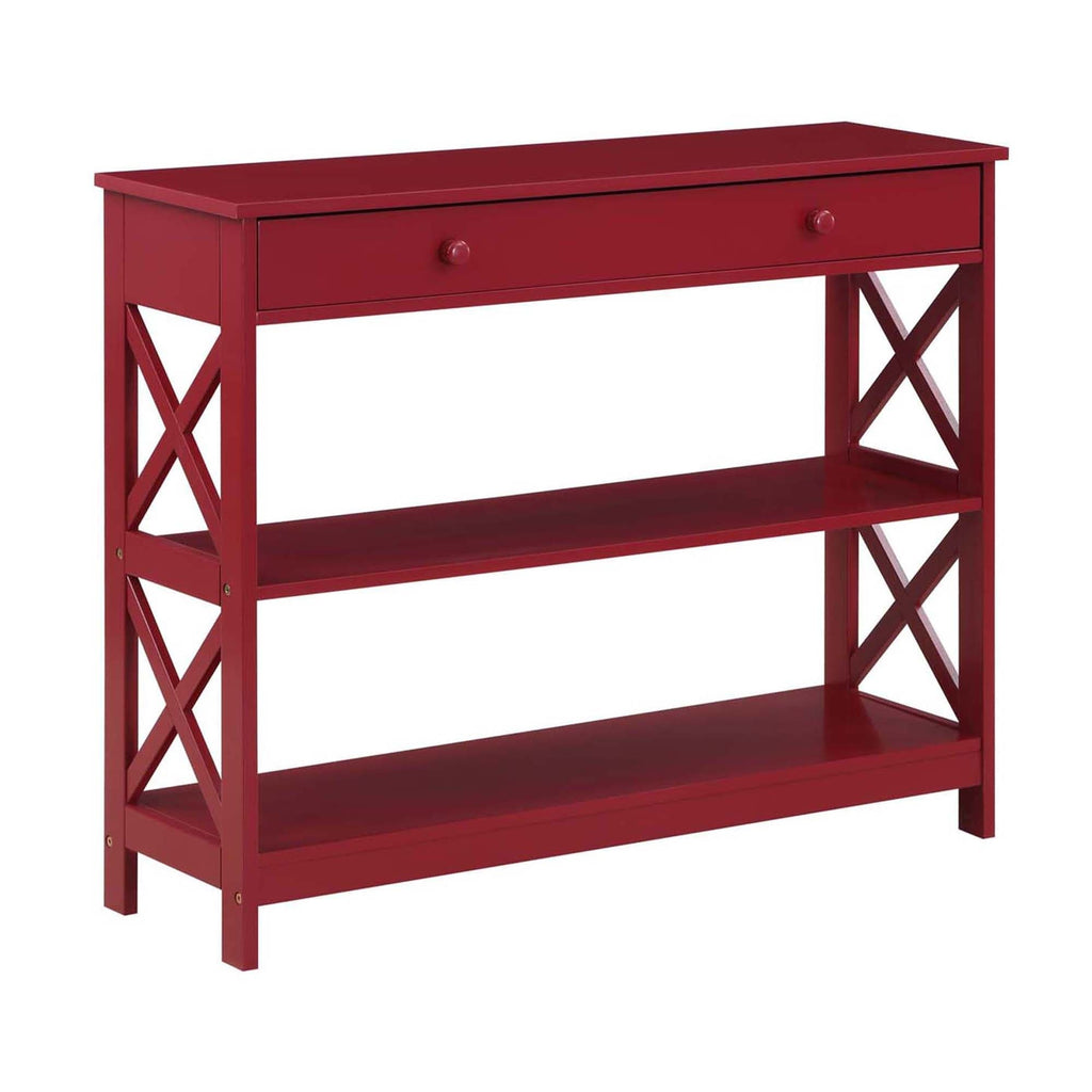 Convenience Concepts Oxford 1 Drawer Console Table with Shelves