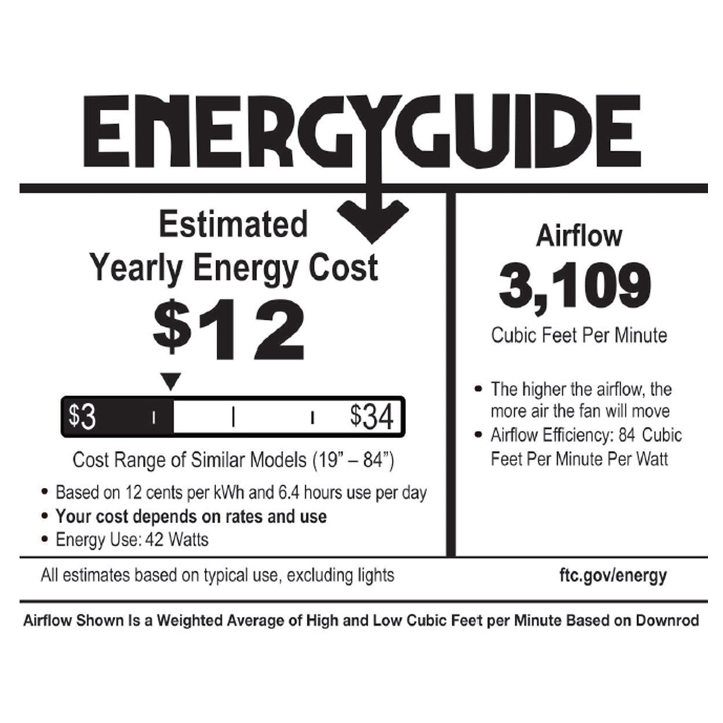 Copper Grove Guasipati 52-inch Tiffany-style Magna Carta Ceiling Fan - 52L x 52W x 16.5