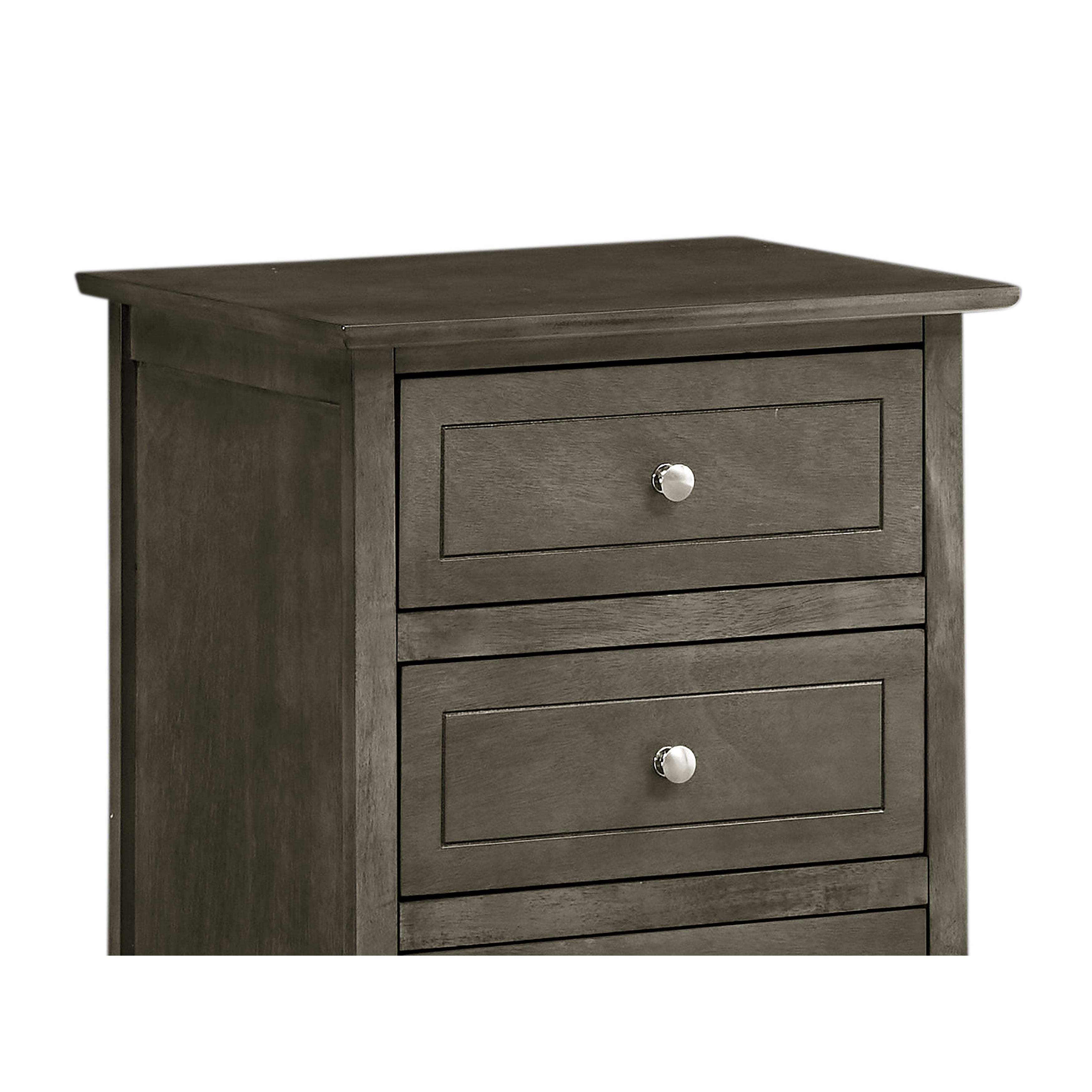 Daniel 3-drawer Transitional Wooden Nightstand