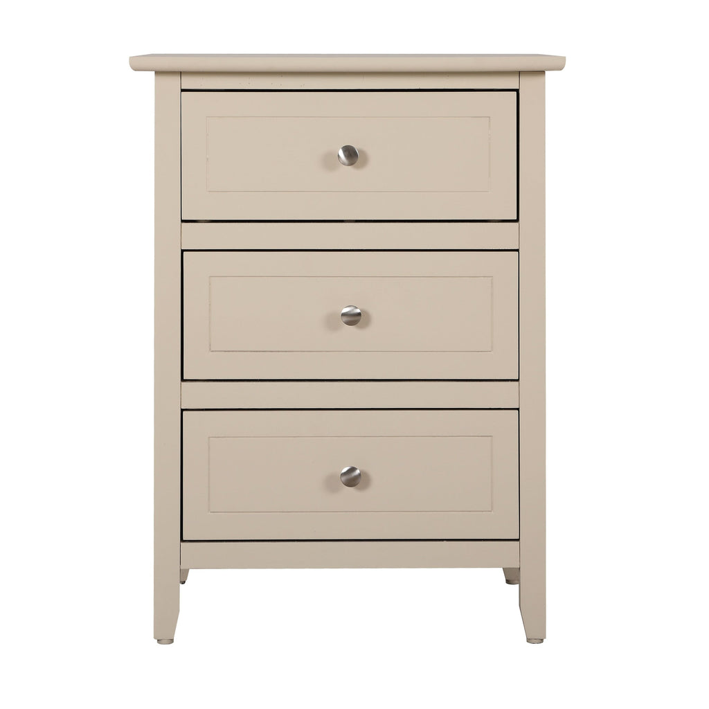 Daniel 3-drawer Transitional Wooden Nightstand