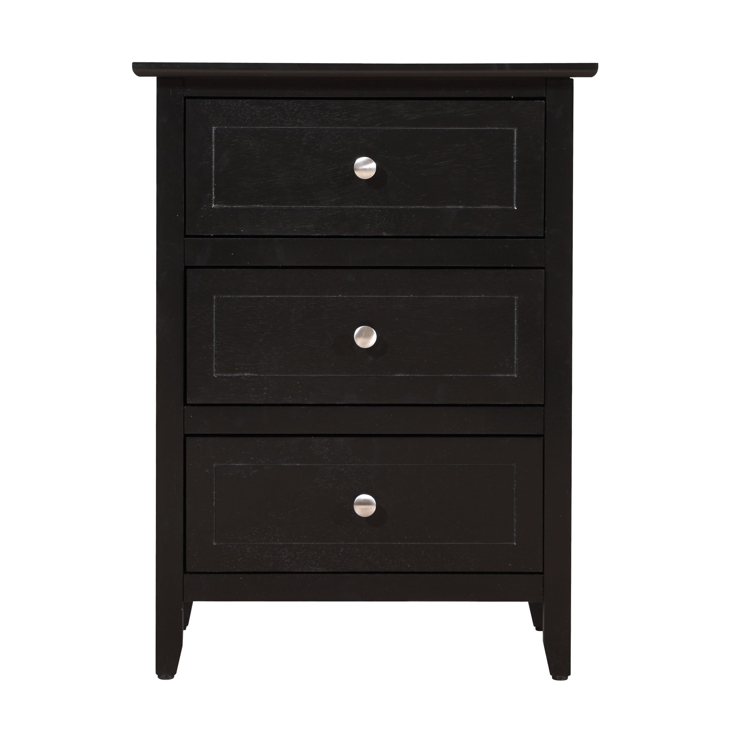 Daniel 3-drawer Transitional Wooden Nightstand