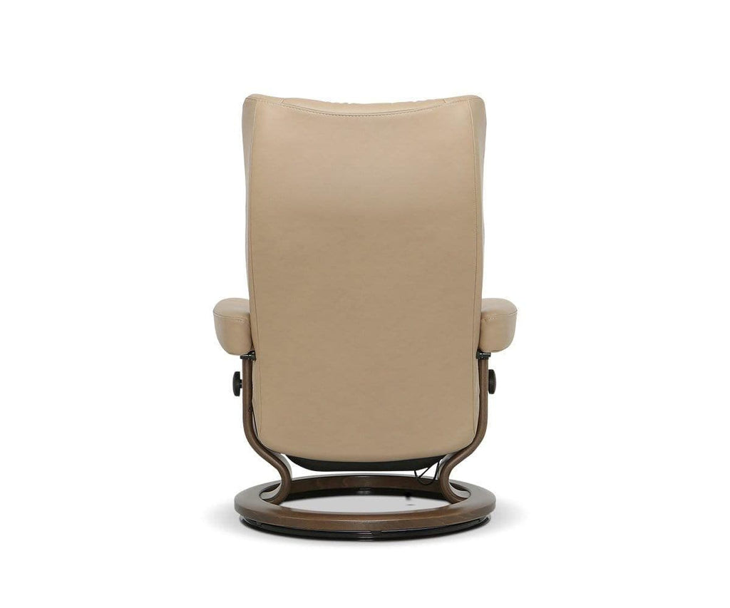 Stressless® Wing Power Leg & Back Recliner
