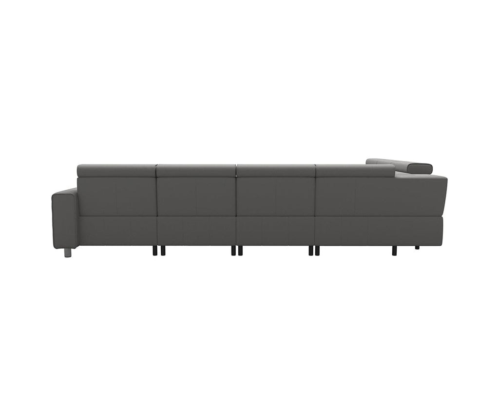 Stressless® Emily Leather Power Reclining Sectional - Large