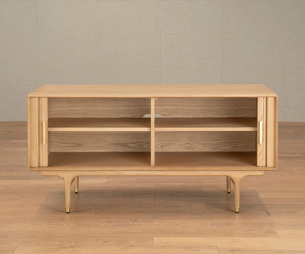 Hendrick 52 Media Stand II - White Oak