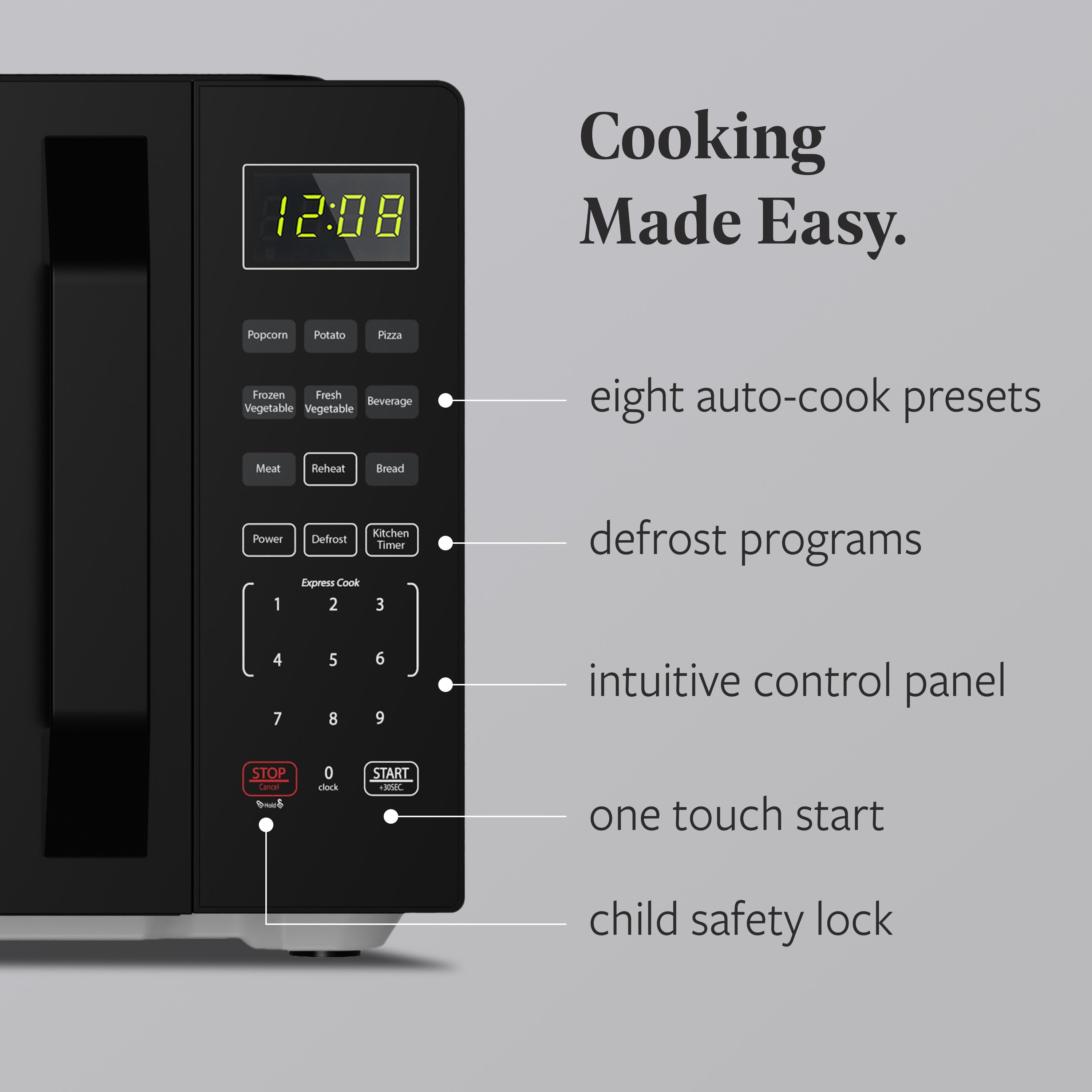 Farberware 700-Watt Compact Countertop Microwave