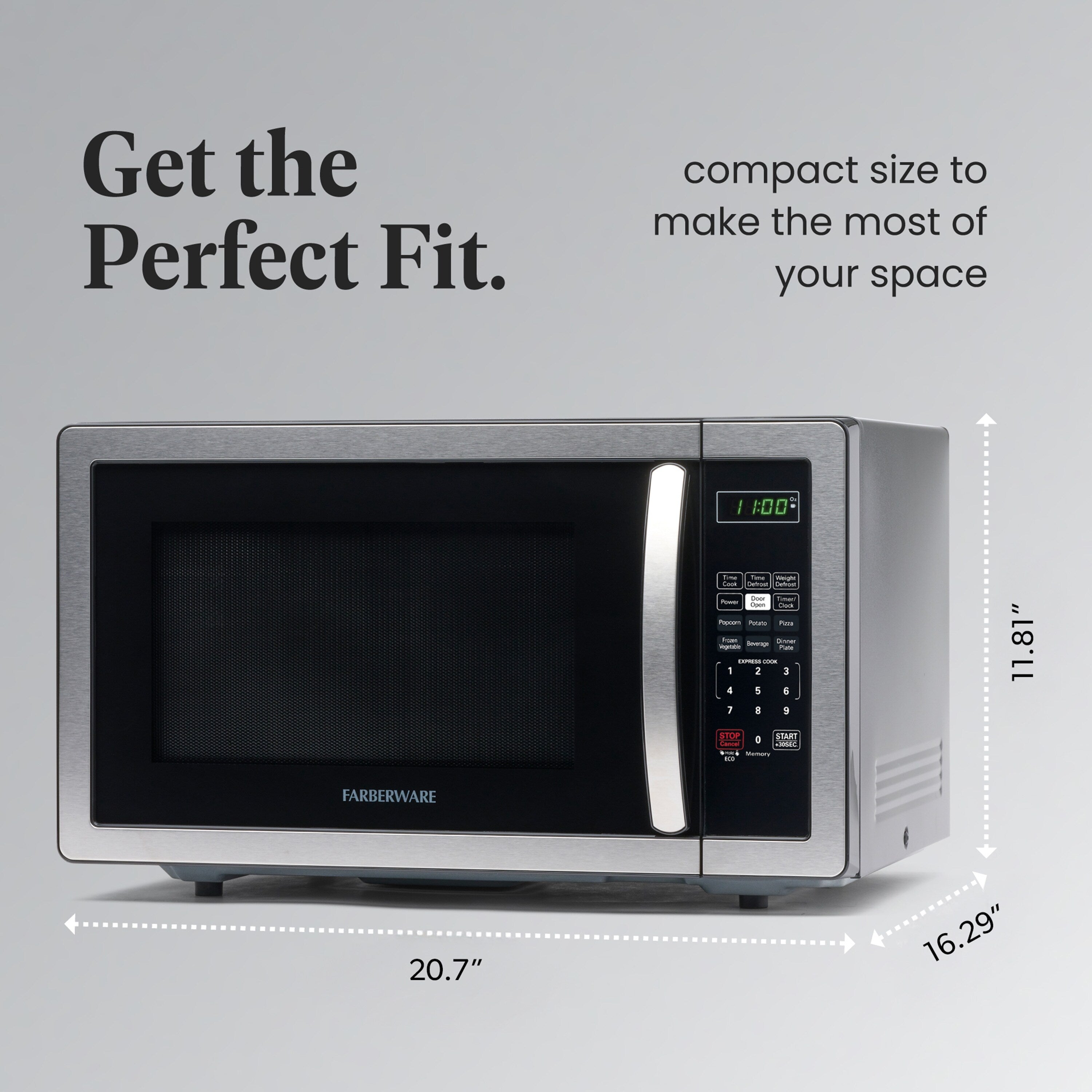 Farberware Classic 1.1 Cu. Ft. 1000-Watt Microwave Oven