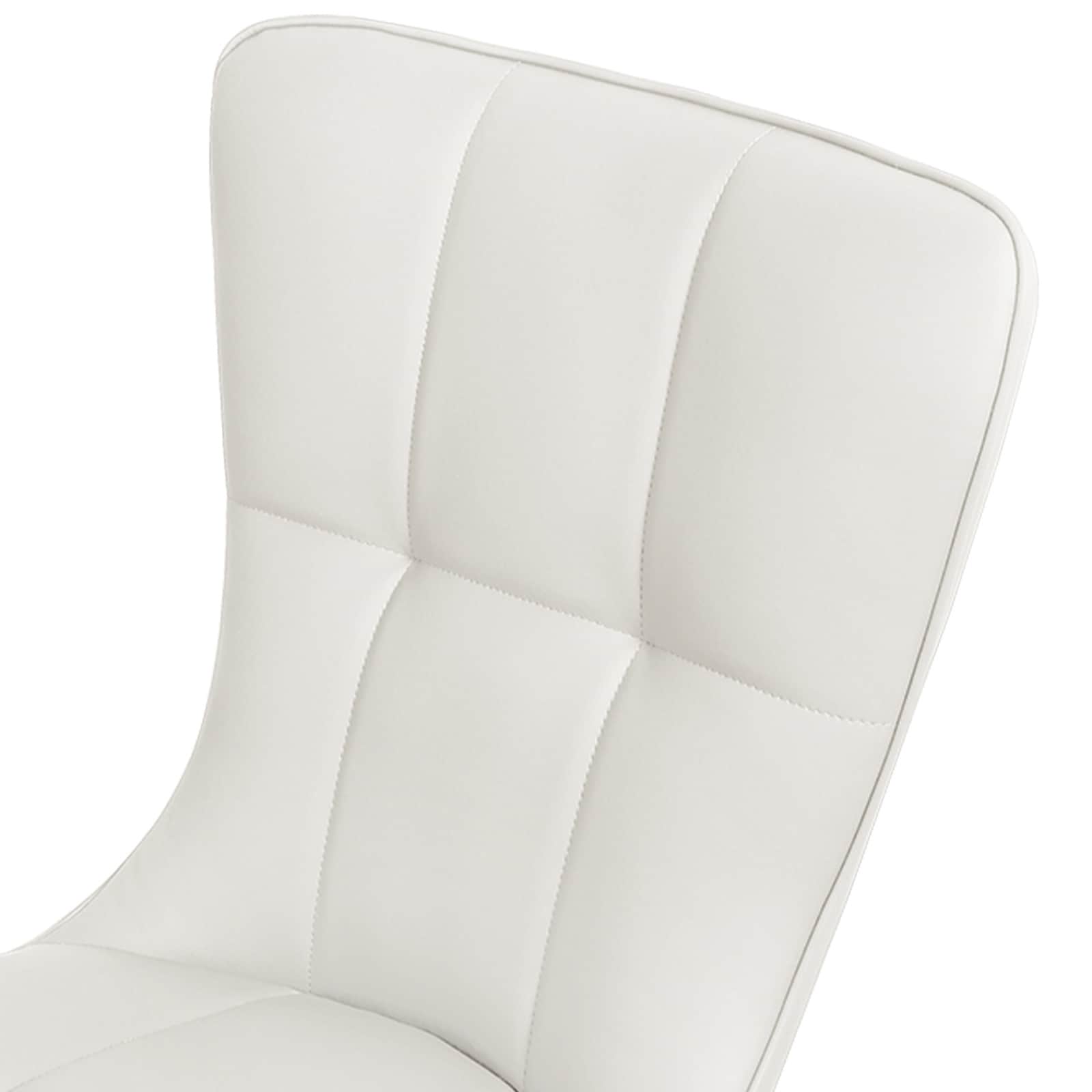 Faux Leather Upholstered Dining Chairs Set of 2/4