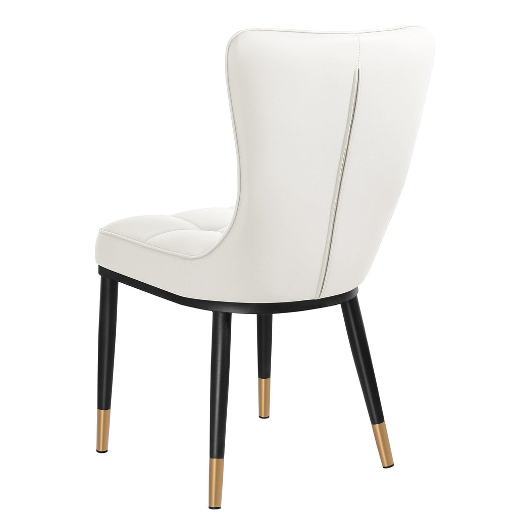 Faux Leather Upholstered Dining Chairs Set of 2/4