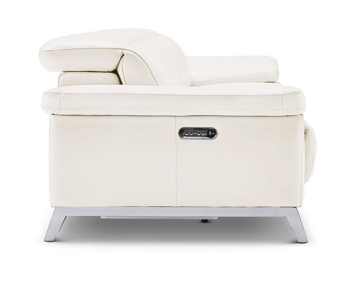 Voss Leather Power Reclining Sofa