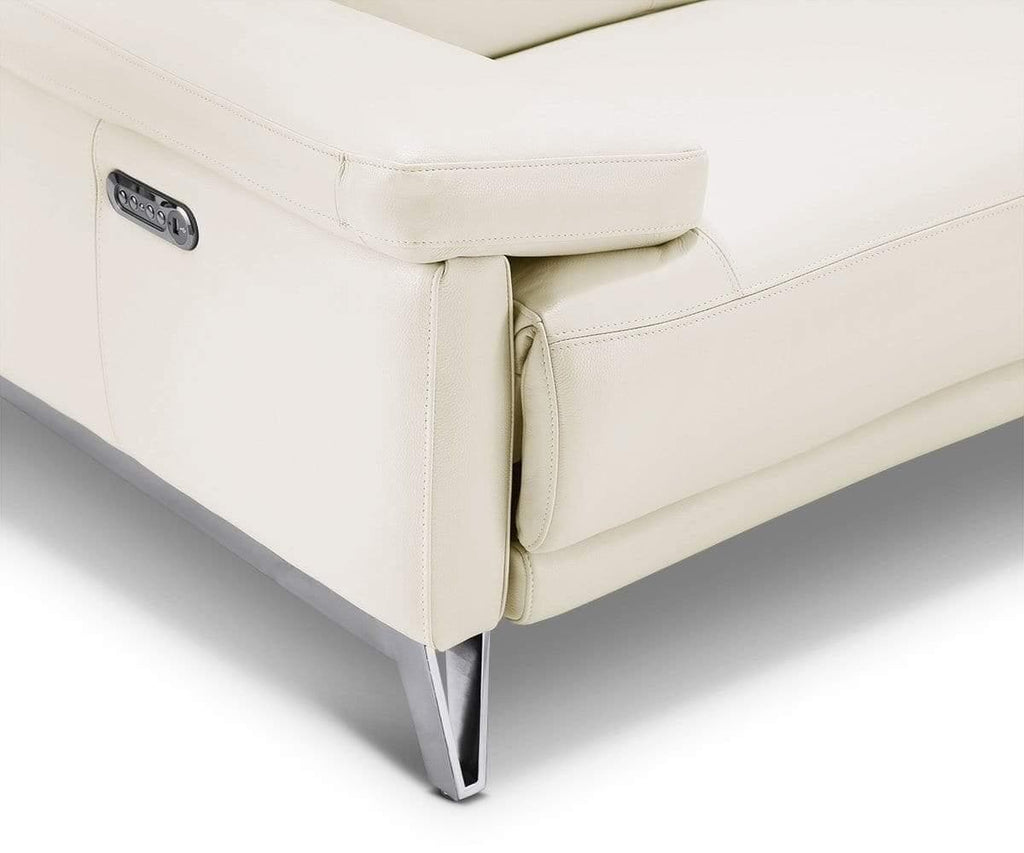 Voss Leather Power Reclining Sofa