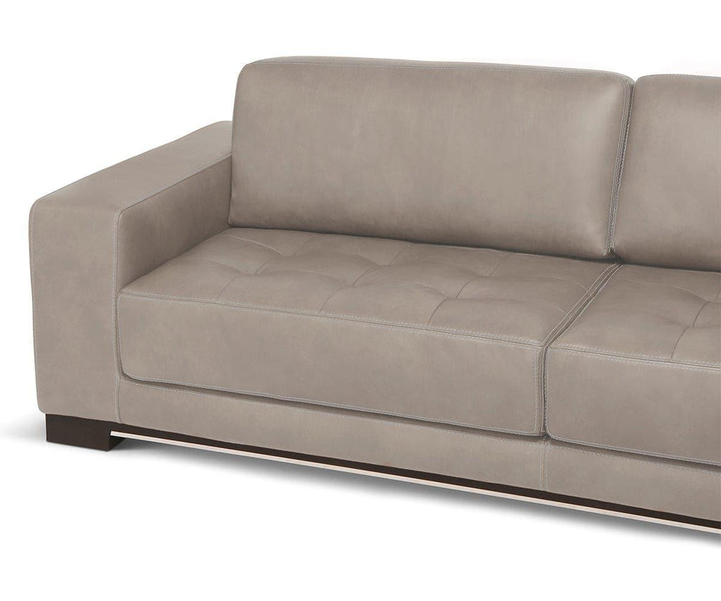 Andreas Leather Right Sectional