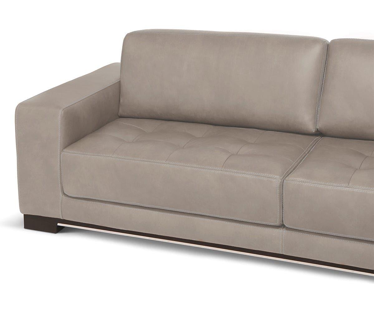 Andreas Leather Right Sectional