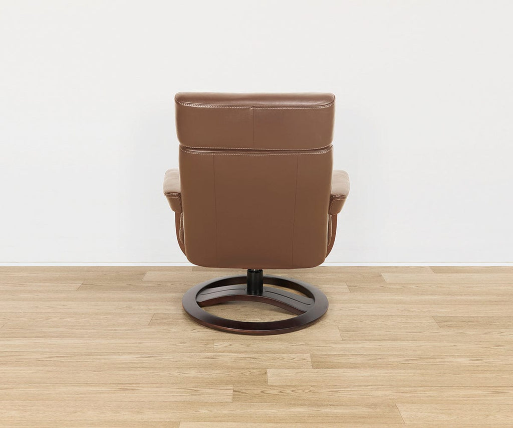 Oswin Leather Recliner & Ottoman