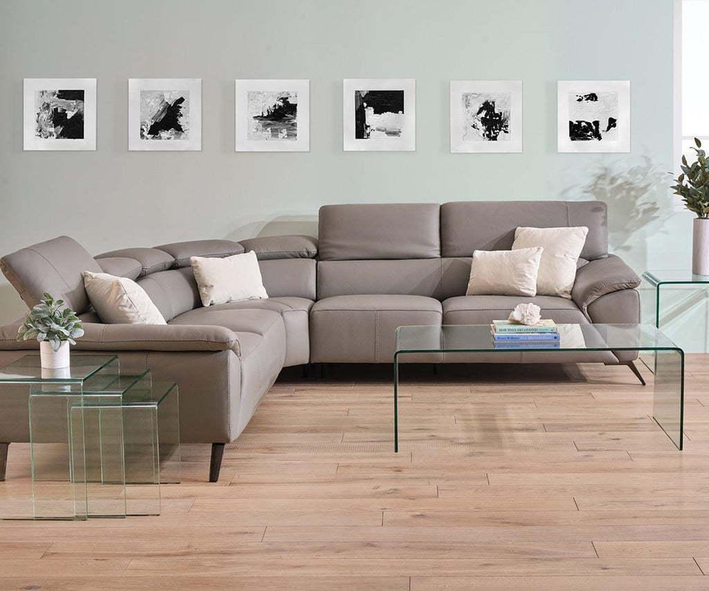 Abella Leather Sectional