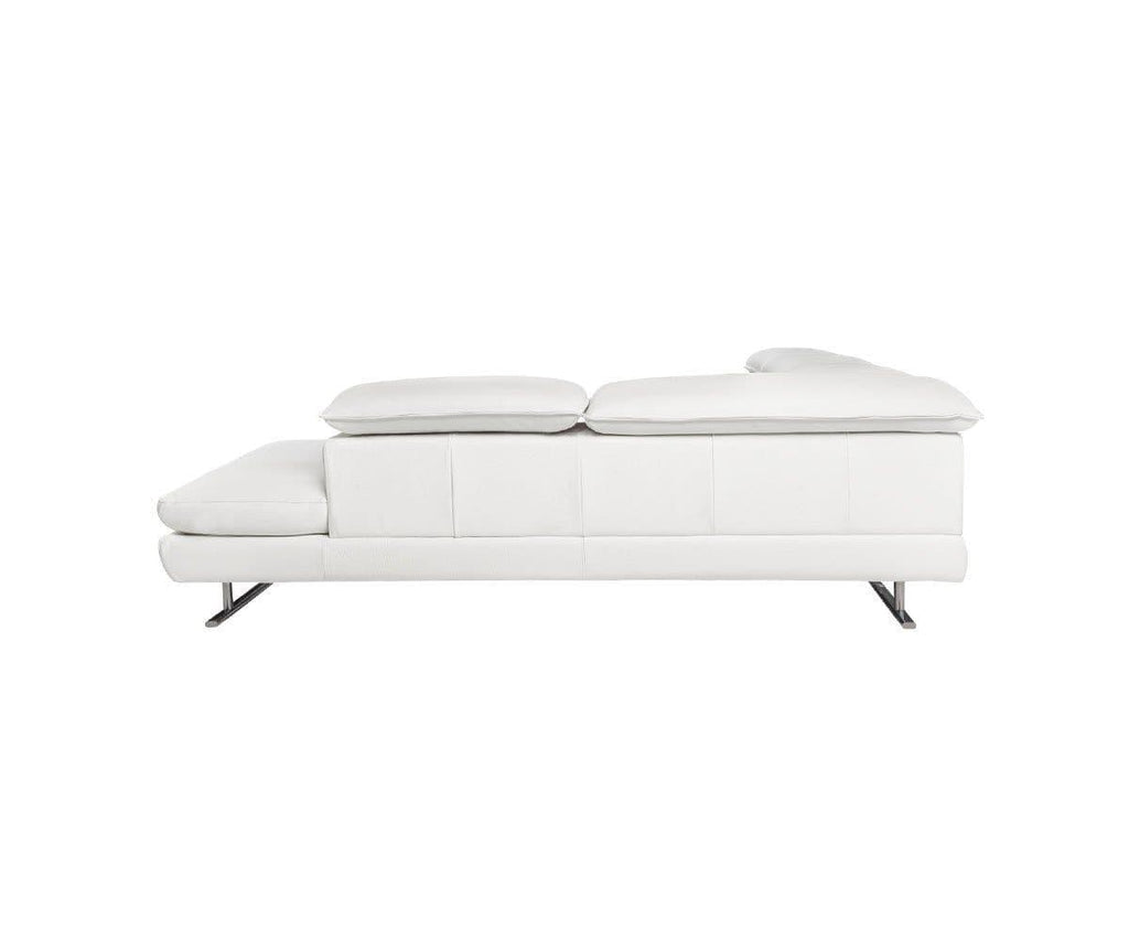 Mauro Leather Right Sectional