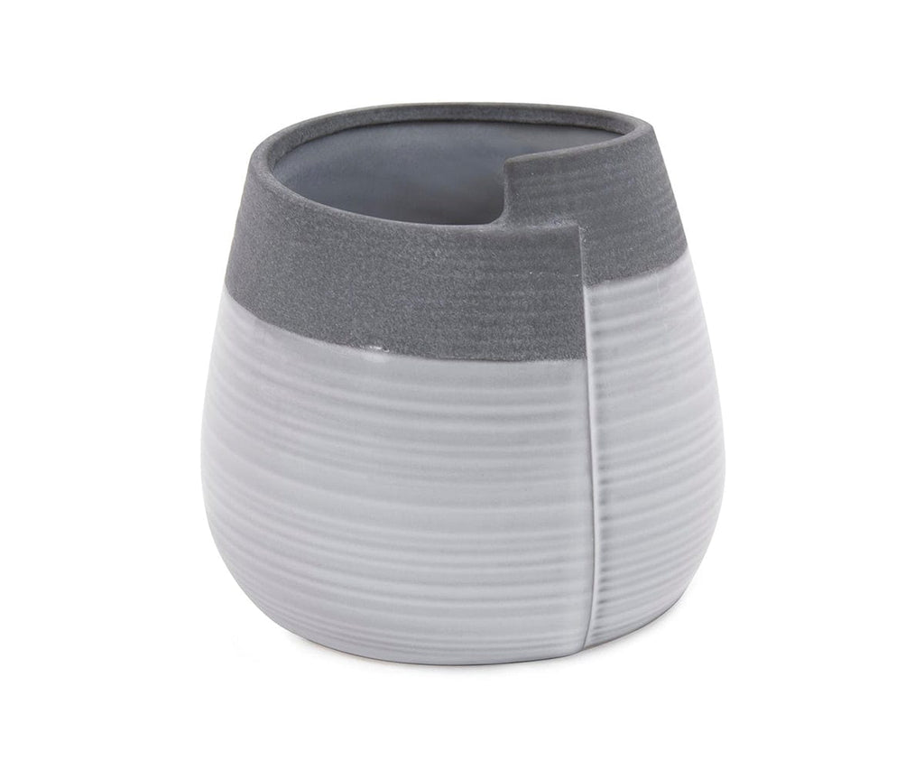 Rolled Two Tone Vase