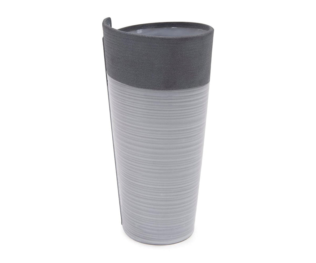 Rolled Two Tone Vase