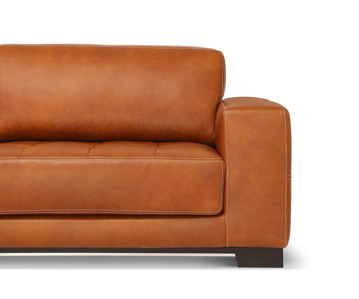 Andreas Leather Left Sectional