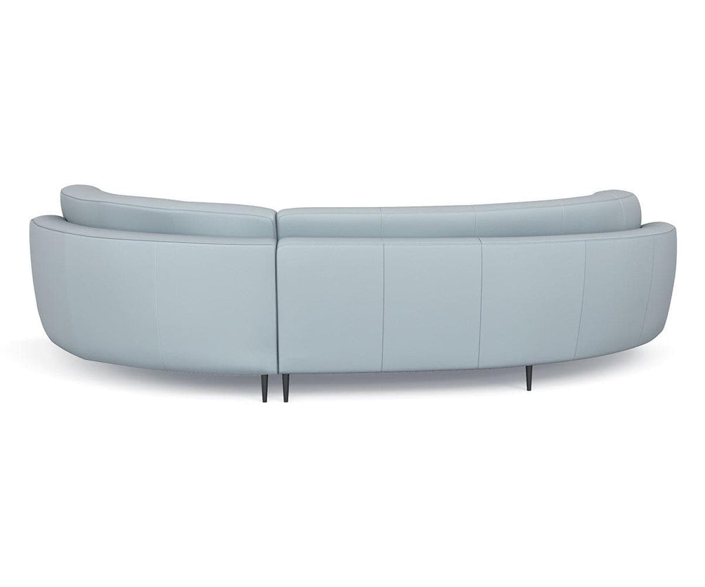 Giovanna Curved Leather Sectional