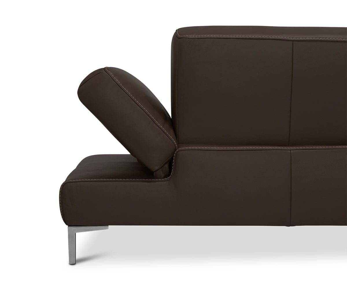 Campsis Leather Left Sectional