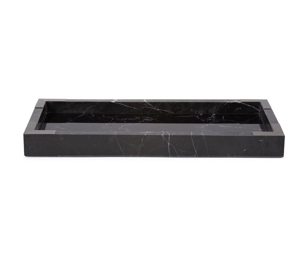 Black Mirrored Marble Tray