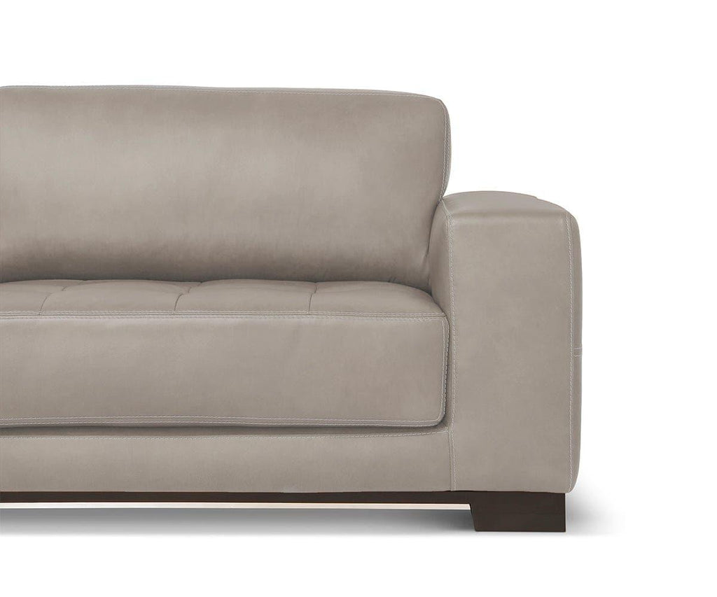 Andreas Leather Left Sectional