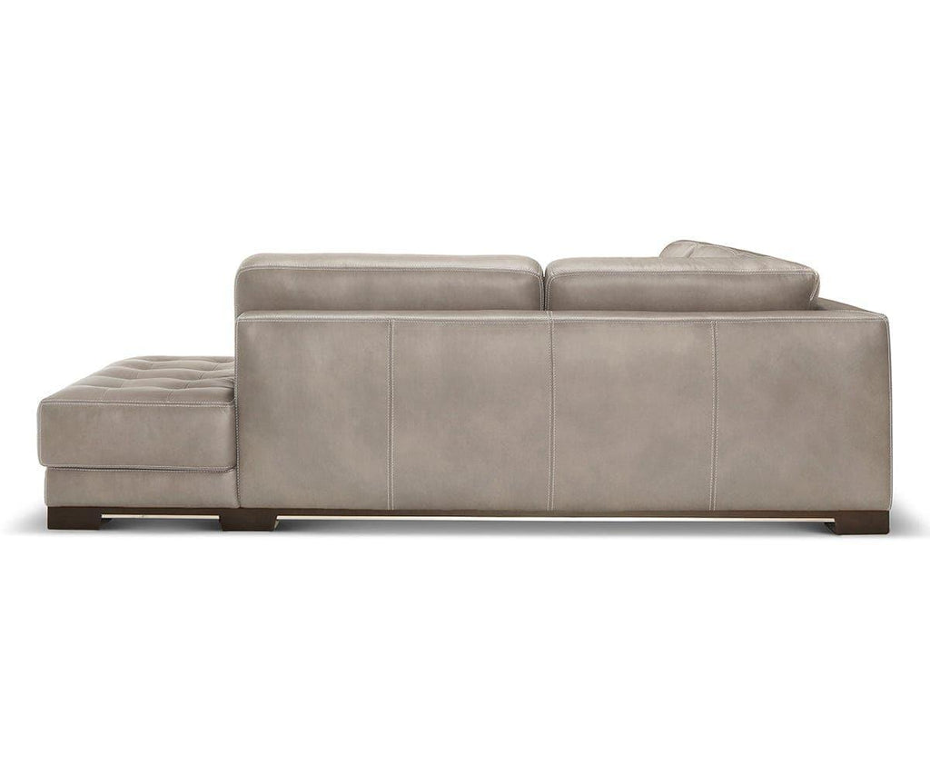 Andreas Leather Right Sectional