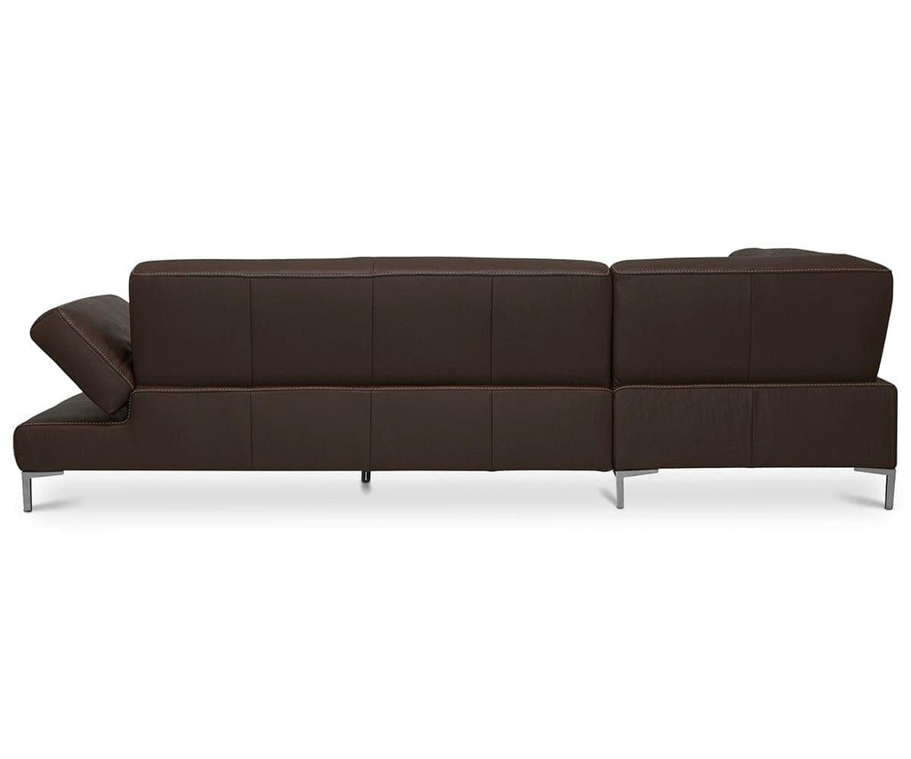 Campsis Leather Left Sectional
