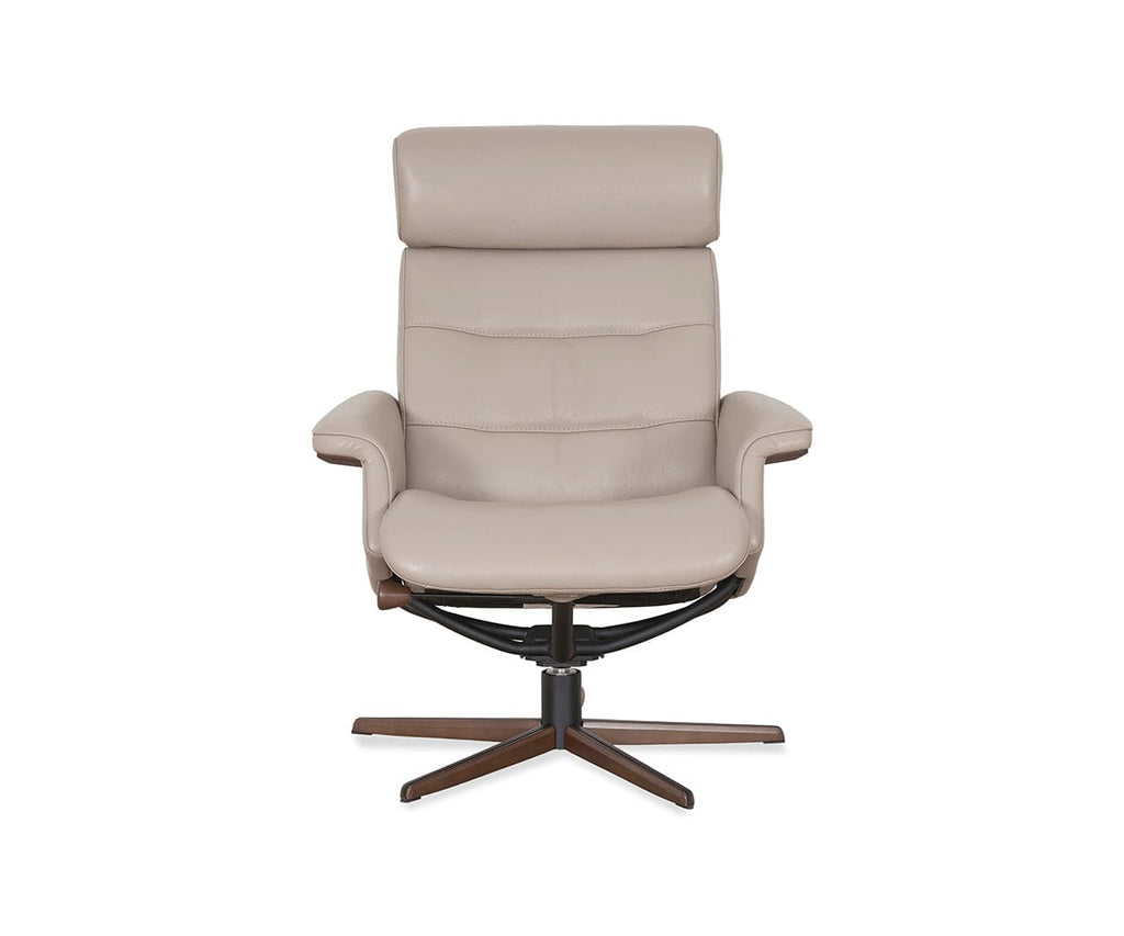 Steffen Leather Recliner & Ottoman