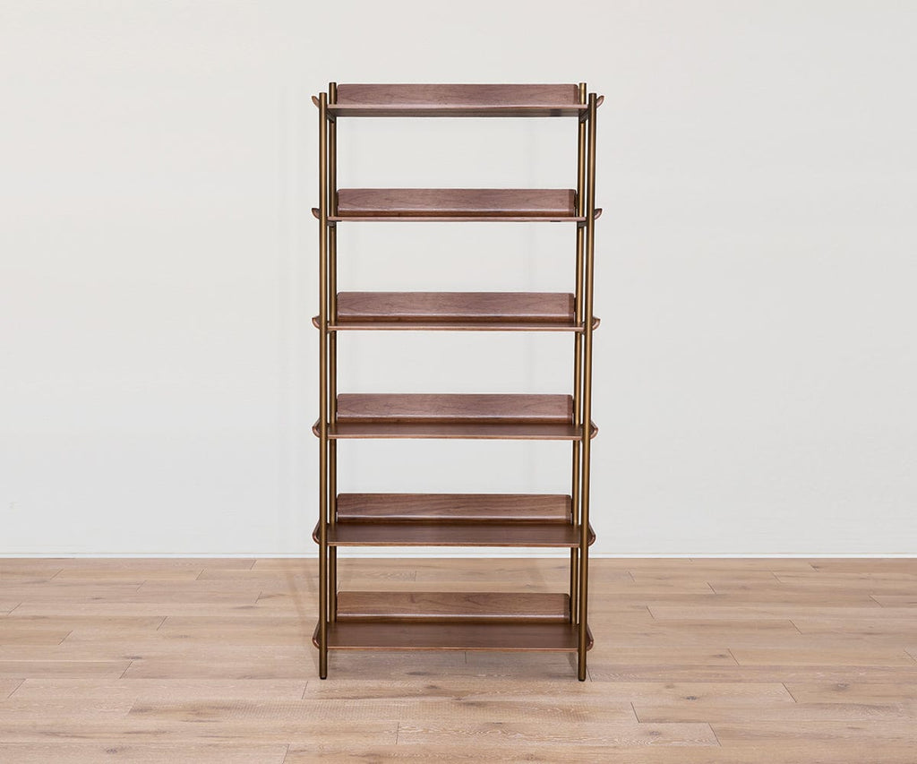 Freya 6 Shelves - Walnut