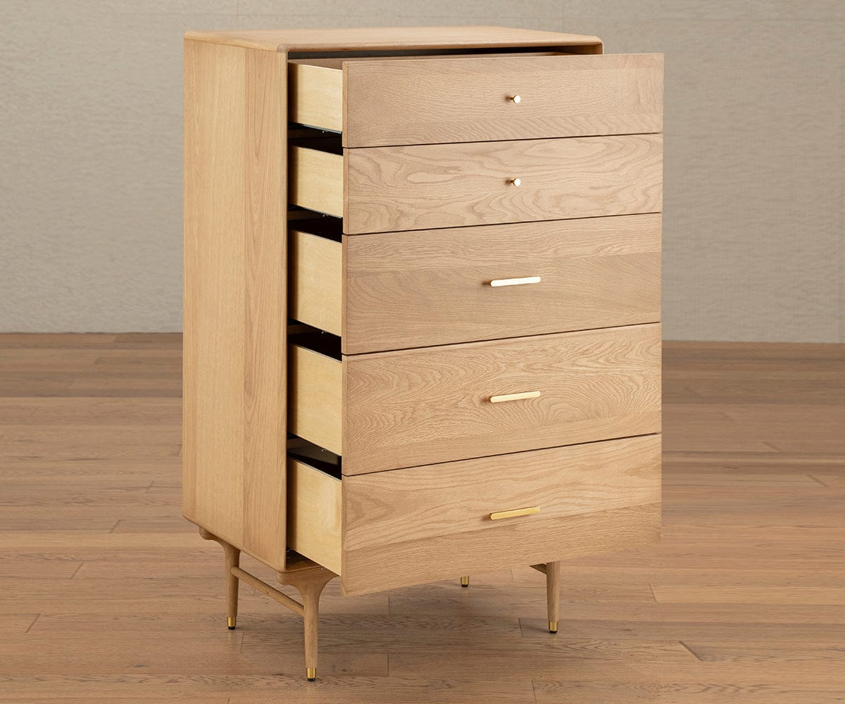 Hendrick High Chest II - White Oak
