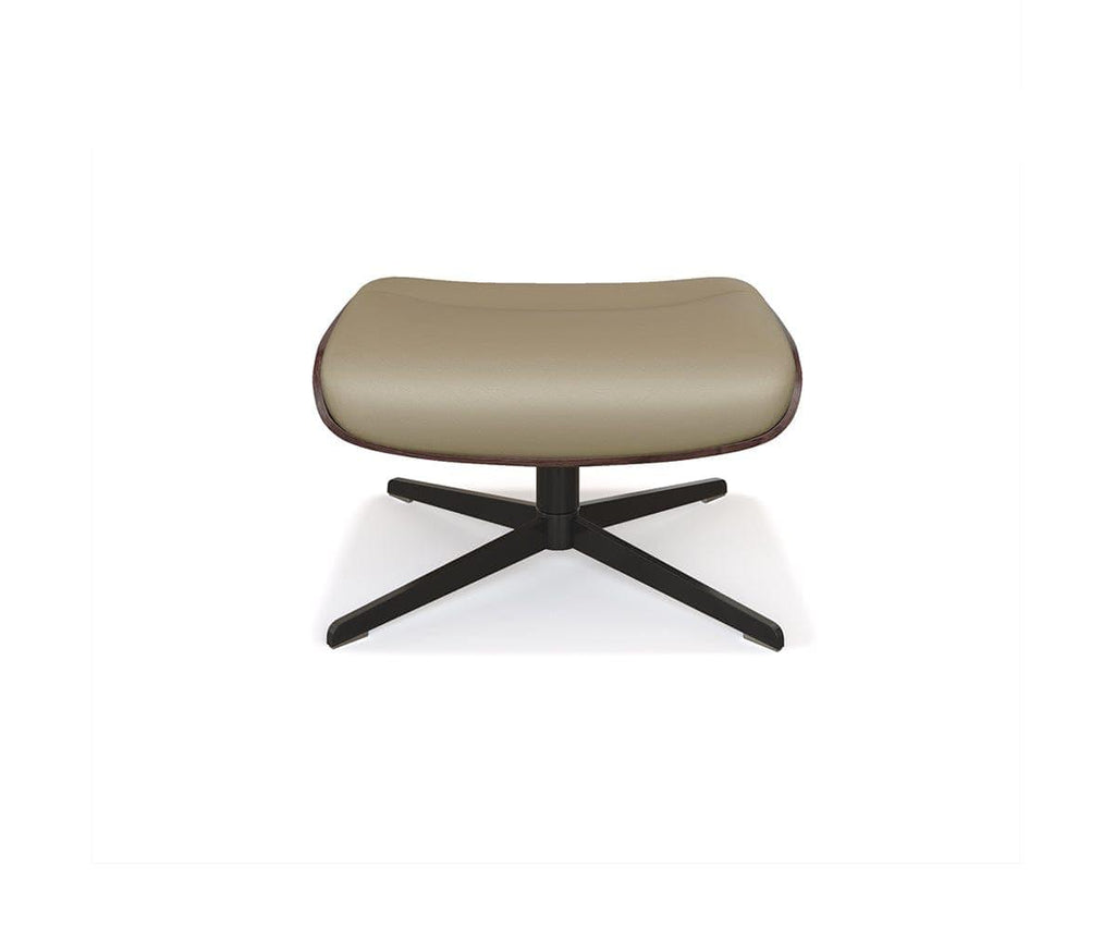 Alvar Leather Recliner And Ottoman